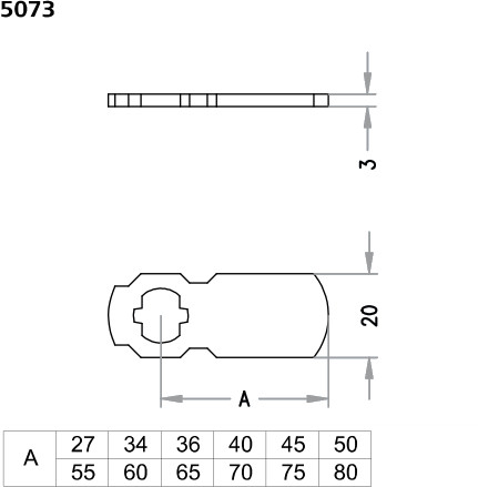 Schließhebel 5073