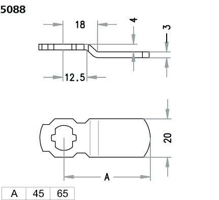 Schließhebel 5088