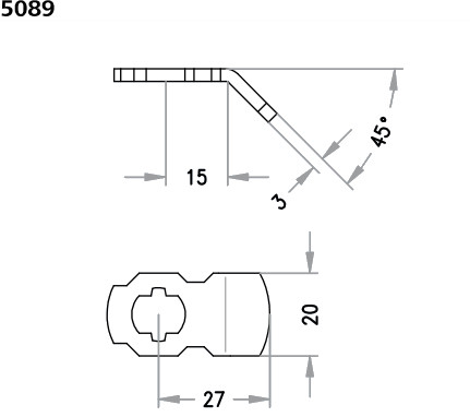 Schließhebel 5089