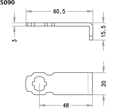 Schließhebel 5090