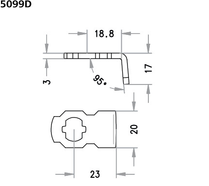 Schließhebel 5099D
