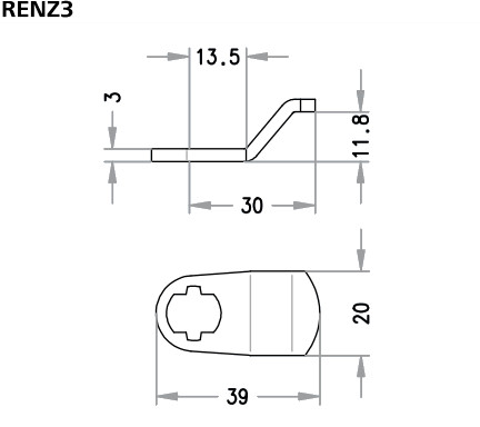 Schließhebel Renz 3