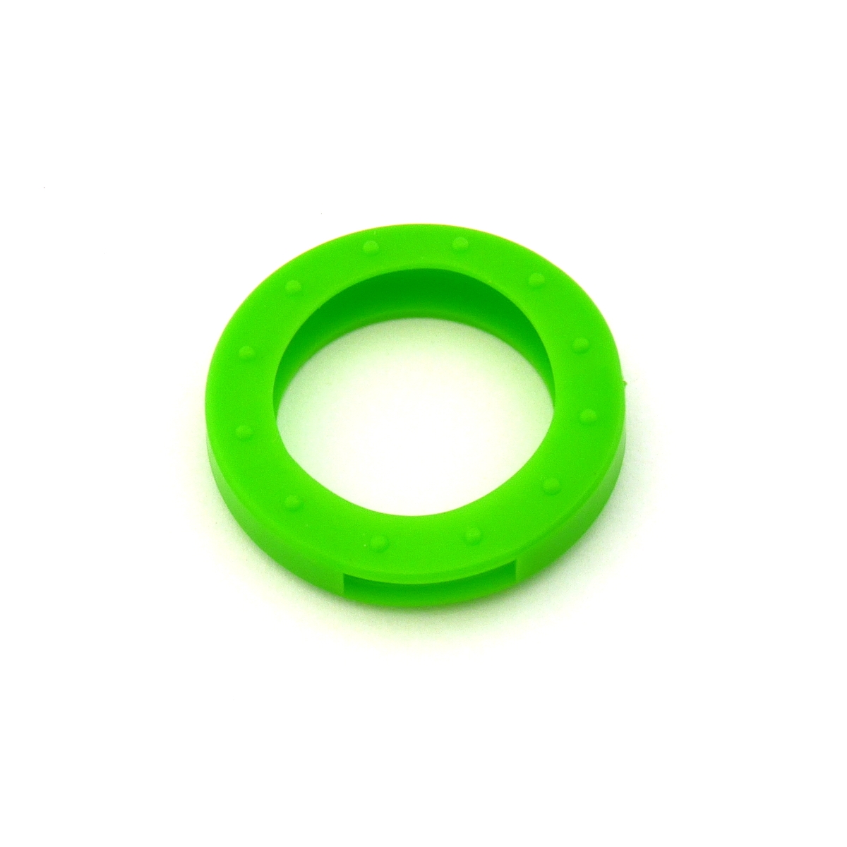► Schlüsselkennring rund, groß-hellgrün rund - groß - offen
