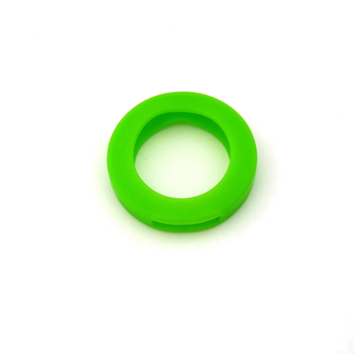 ► Schlüsselkennring rund, klein-hellgrün rund - klein - offen