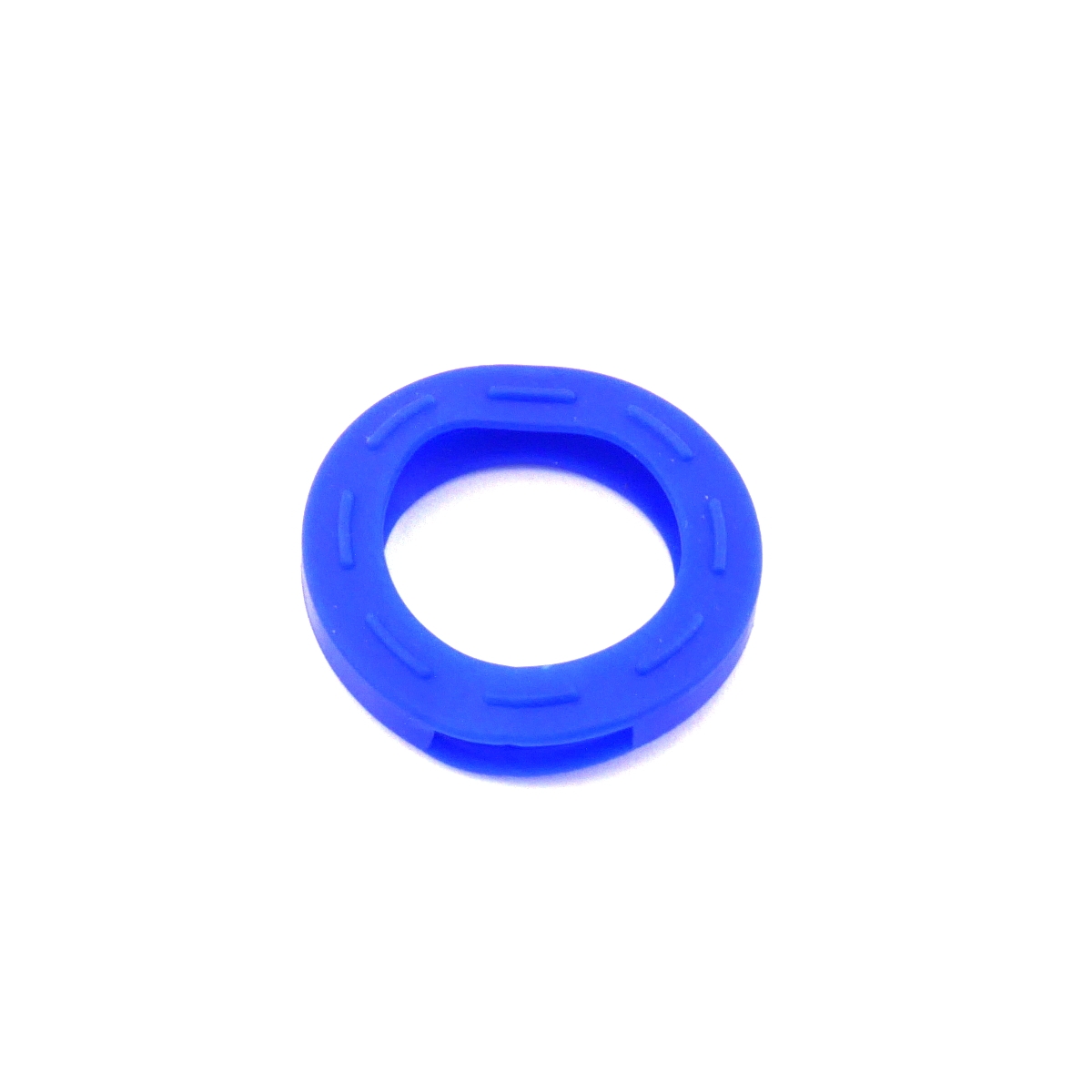 ► Schlüsselkennring rund, klein-blau rund - klein - offen