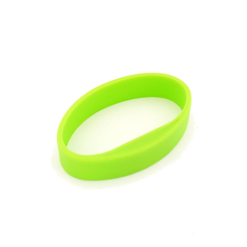► SALTO MIFARE® Silikonarmband grün in grün, Größe M