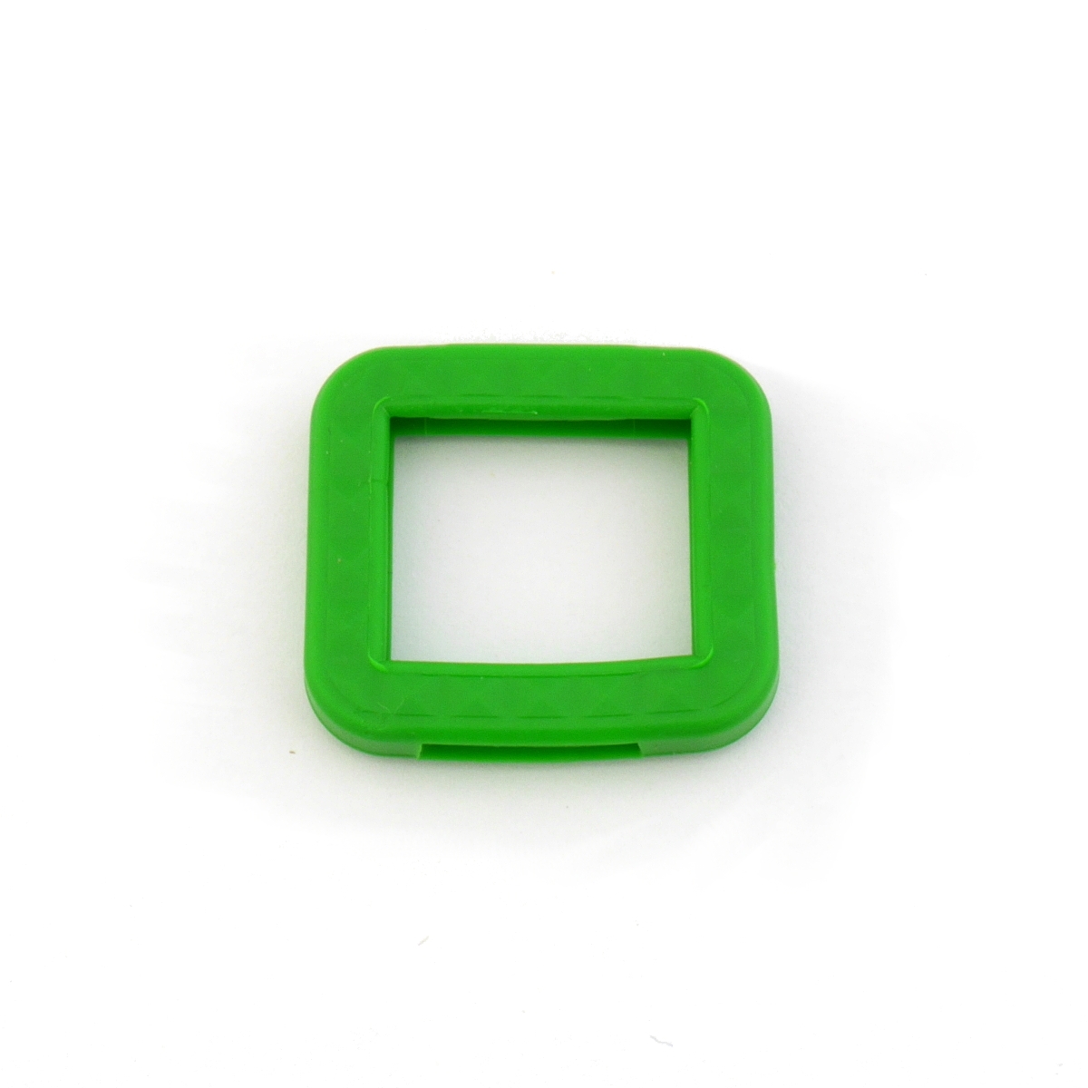 ► Schlüsselkennring eckig offen-grün in verschiedenen Farben