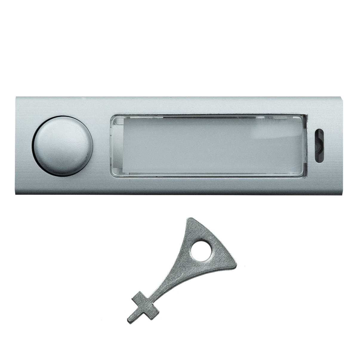 ► leabox Antivandalismus-Klingeltaster 75x23 mit Schlüssel