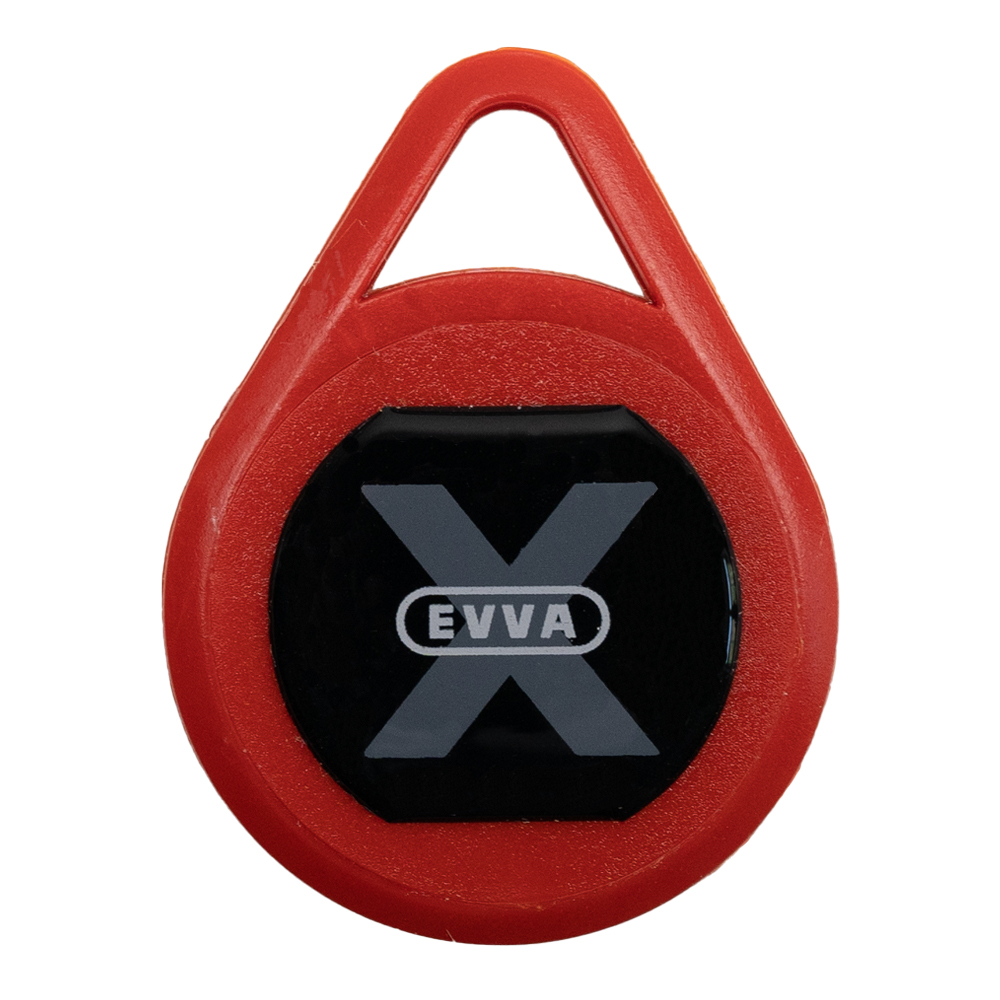 ► EVVA Xesar-Schlüsselanhänger rot elektronischer Schlüssel