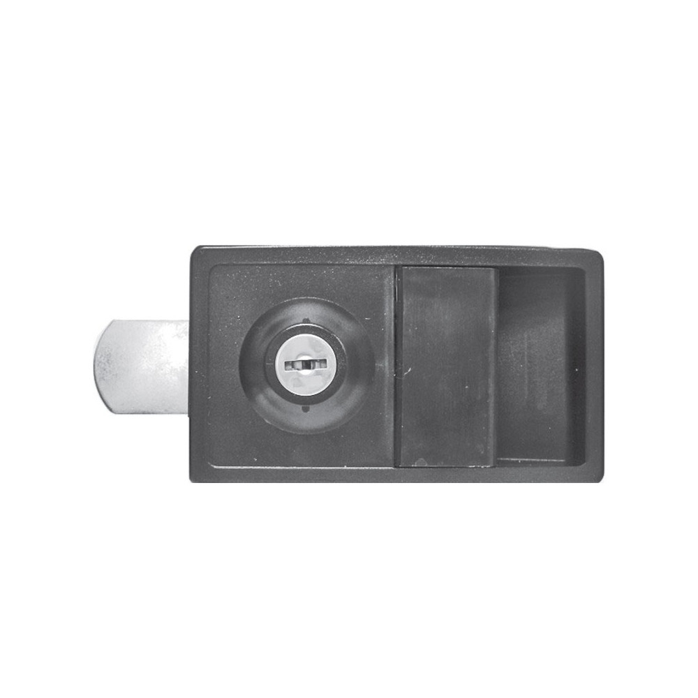 ► Euro-Locks Stahlmöbelverschluss X 63 - gleichschließend mit schwarzem Kunststoff