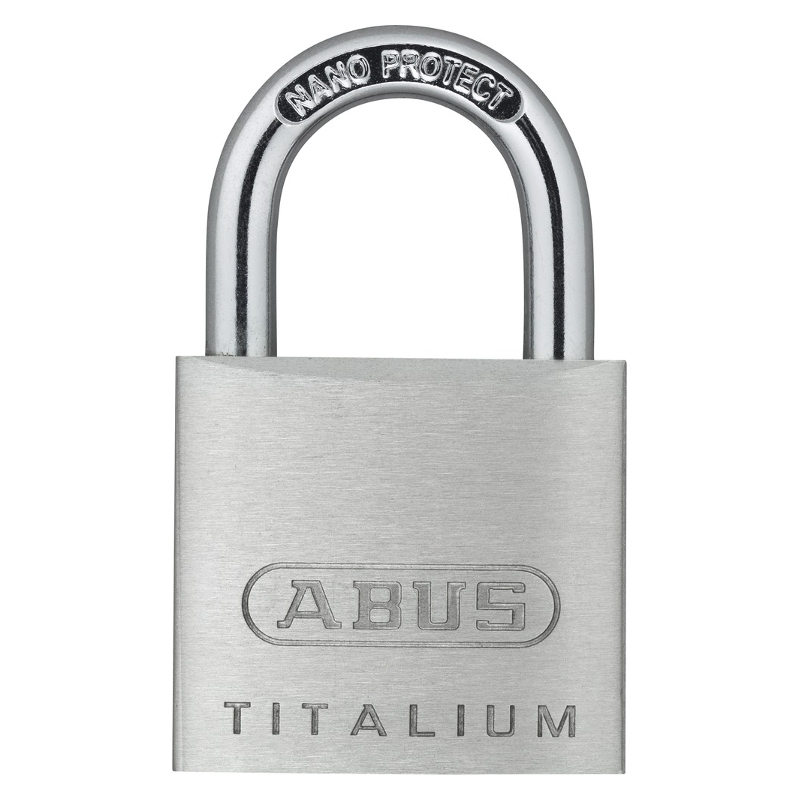 ► ABUS TITALIUM - Vorhangschloss 64TI/30 verschiedenschließend aus neuartiger Aluminiumlegierung