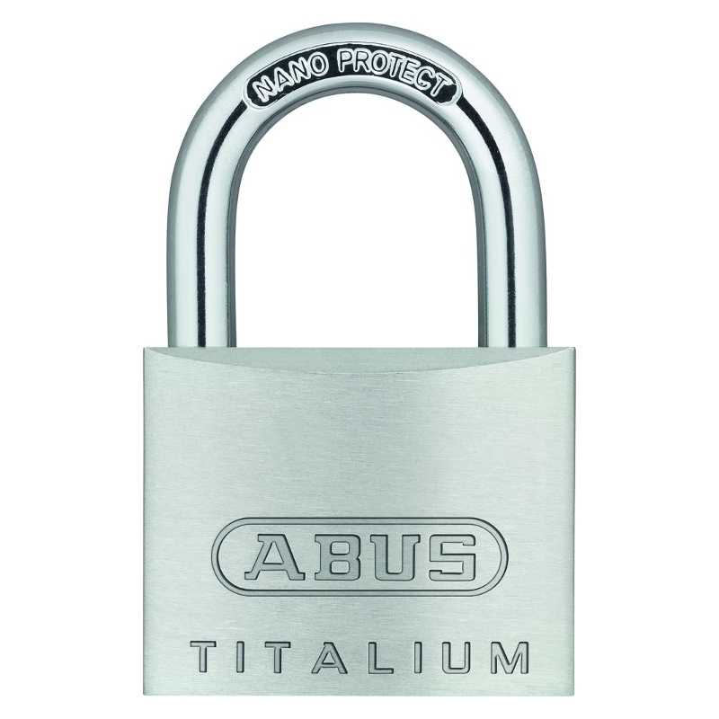 ► ABUS TITALIUM - Vorhangschloss 64TI/40 verschiedenschließend aus neuartiger Aluminiumlegierung