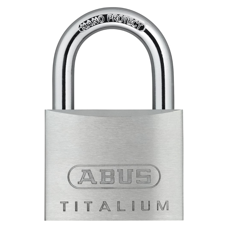 ► ABUS TITALIUM - Vorhangschloss 64TI/50 verschiedenschließend aus neuartiger Aluminiumlegierung
