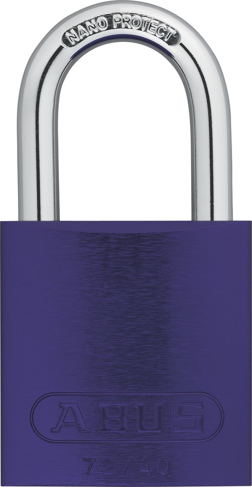 ABUS Vorhangschloss Color 72/40  HB40 verschiedenschließend lila