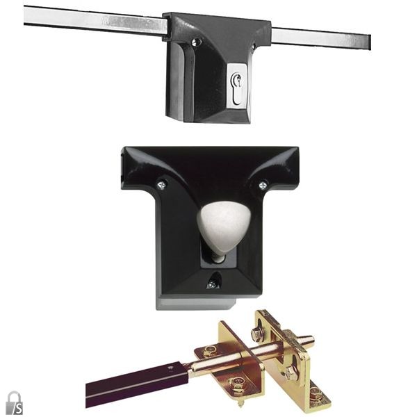 IKON - Garagentorsicherung weiß - Tür Zusatzschlösser