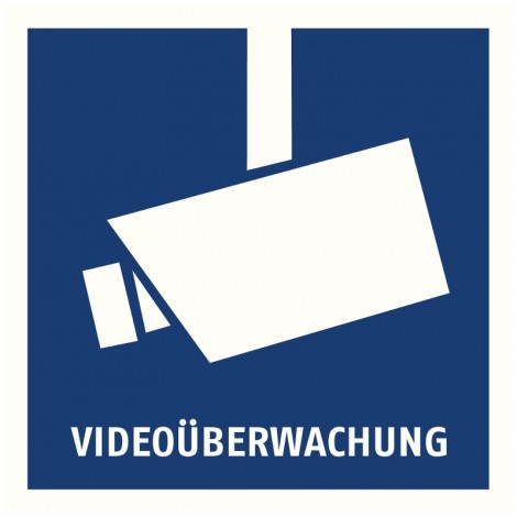 Warnaufkleber Videoüberwachung AU1500