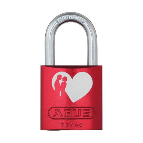 ABUS Vorhangschloss - Love Locks 72/40 "Herz mit Pärchen"