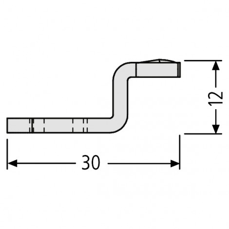 RENZ Riegel gekröpft 97-9-00365
