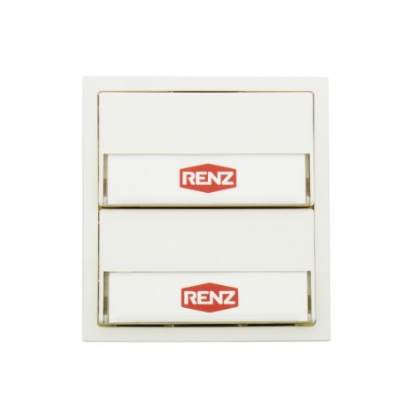 RENZ Tastenmodul mit 2 Klingeltaster