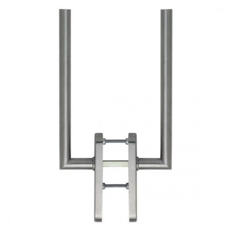 HOPPE Amsterdam Schiebetür-Garnitur - F69 Edelstahl matt