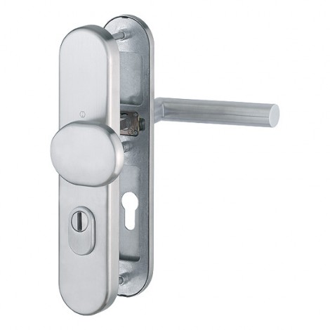 HOPPE Amsterdam Schutzbeschlag mit Zylinder-Abdeckung SK3 - 72 mm