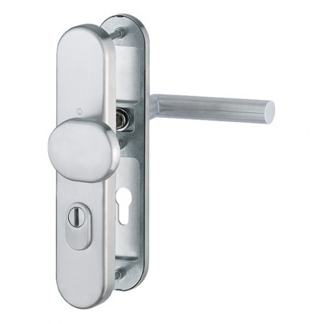 HOPPE Amsterdam Feuerschutzbeschlag mit Zylinder-Abdeckung