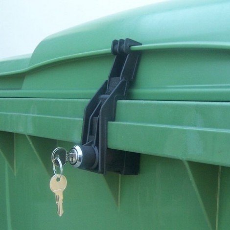 CTS Müllcontainerverschluss - für Otto-Flachdeckel - bis 1100 l