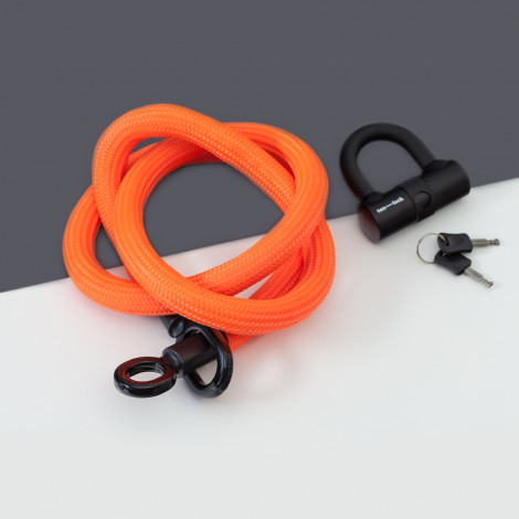 tex–lock Fahrradschloss eyelet - orange - 160 cm