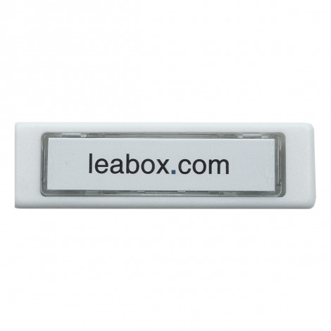 leabox Klingeltaster weiß