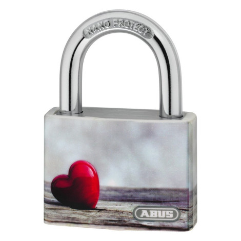ABUS Vorhangschloss MyLove T65AL/40 - Herz und Strand