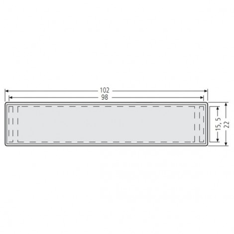 RENZ Sichtglas mit Haltekeilen