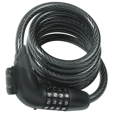 ABUS Sprialkabelschloss Tresor 1350/185 mit Zahlenschloss