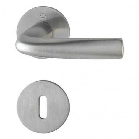 HOPPE Cannes Rosetten-Garnitur M1545/849 + E849S-SK - Ovalbart