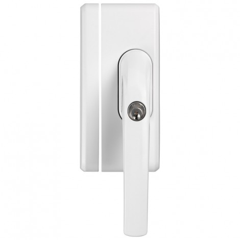 ABUS verschließbarer Fenstergriff FO400A mit Alarm in weiß