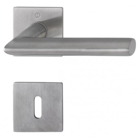 HOPPE Stockholm Rosetten-Garnitur E1140Z/848 + E848S-SK - Ovalbart