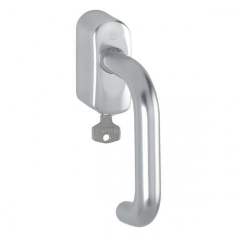 HOPPE Paris Fenstergriff 138F/US950S - F1 Aluminium Natur