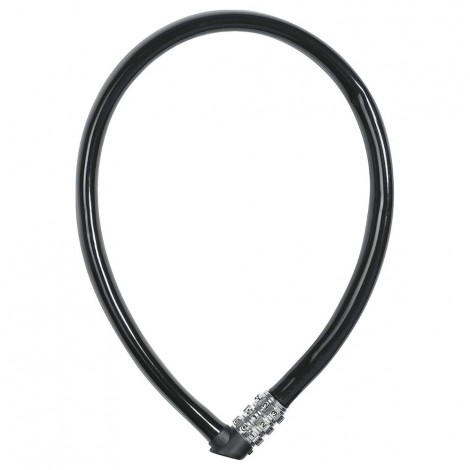 ABUS - Zahlen-Seilschloss 1100/55 in schwarz