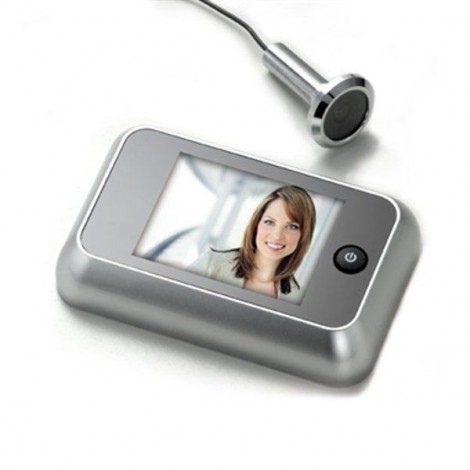 KBV digitaler Türspion mit 3,5" LCD-Bildschirm in Edelstahl-Look