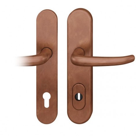 FSB Rosetten-Schutzgarnitur 7375 - Außenschild mit 15mm Höhe, ohne Zylinder-Abdeckung D