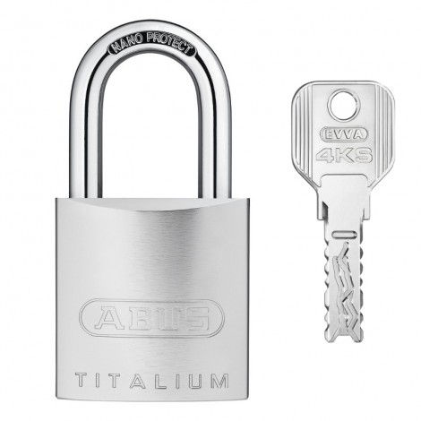 ABUS 86TI/55 Vorhangschloss mit EVVA 4KS Halbzylinder