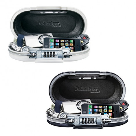 Master Lock tragbarer Minisafe 5900 in schwarz oder weiß