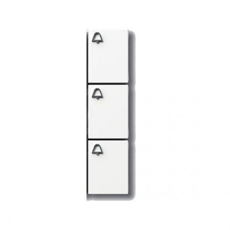 SSS Siedle Klingeltaste mit Glockensymbol