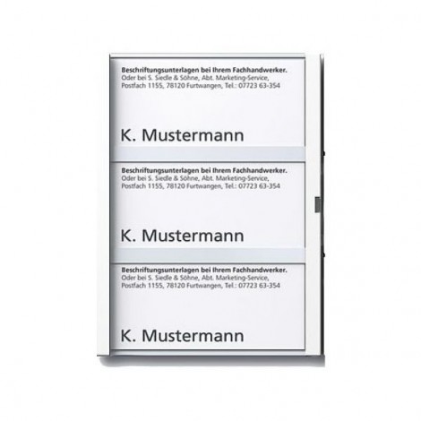 SSS Siedle Namensschild 