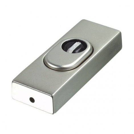 ABUS Schutzrosette mit Zylinderschutz RSZS316 in Neusilber (F2)