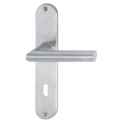 HOPPE Amsterdam Edelstahl-Langschild-Garnitur - Ovalbart