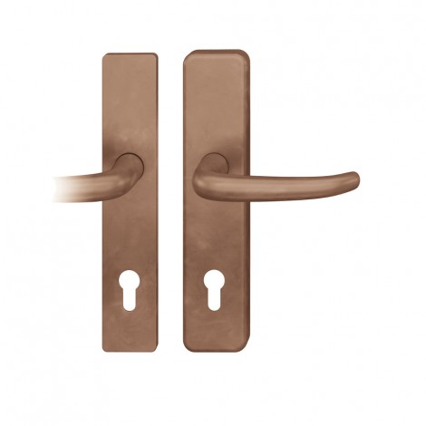 FSB Schutzbeschlag 7376 - Außenschild mit 11mm Höhe, ohne Zylinder-Abdeckung D