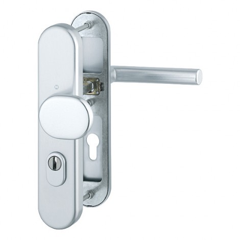 HOPPE Amsterdam Schutzbeschlag mit Zylinder-Abdeckung SK3 - 72 mm