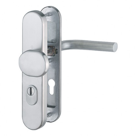 HOPPE Bonn Schutzbeschlag mit Zylinder-Abdeckung SK2 - 72 mm