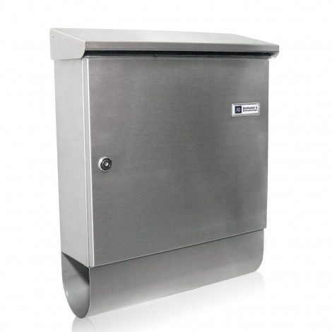 JU Wandbriefkasten 220 mit Zeitungsbox