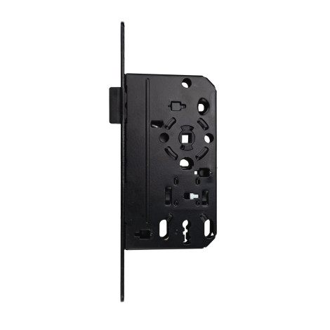 Bever Einsteckschloss für Zimmertüren Buntbart Schwarz